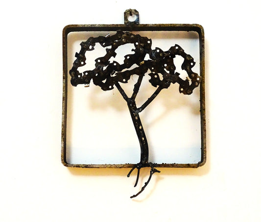 albero in ferro riciclato