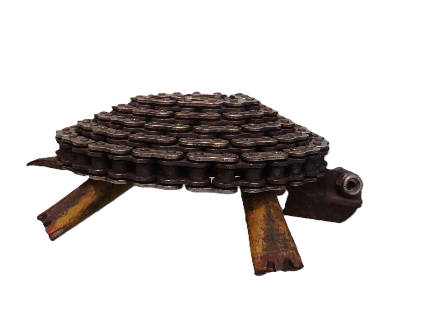 tartaruga in ferro riclato