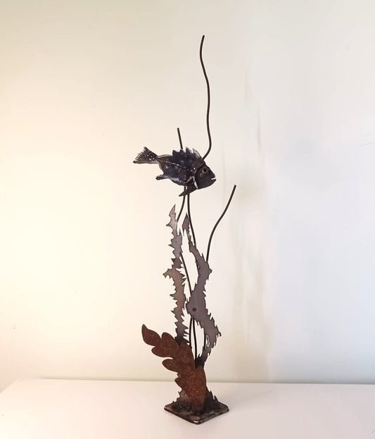 acquario in ferro riciclato