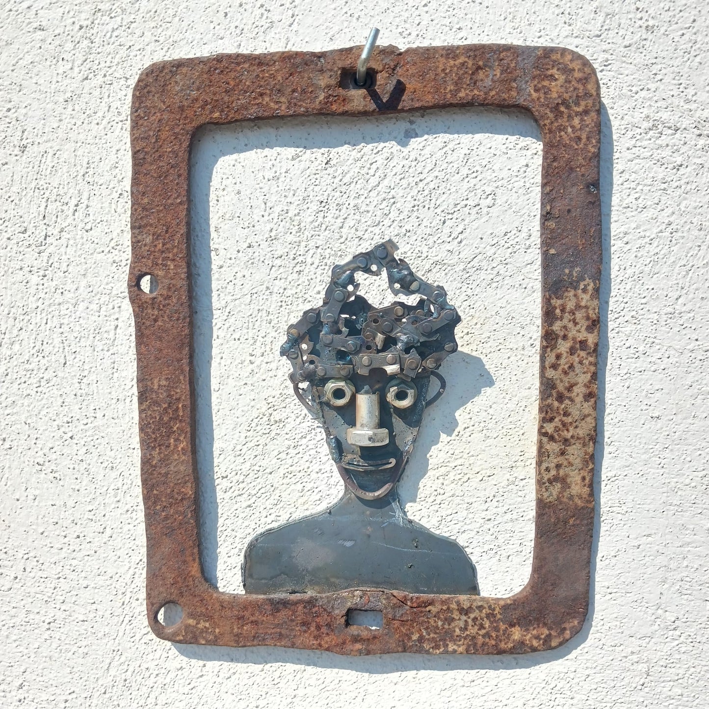scultura in ferro "l'impiccione"