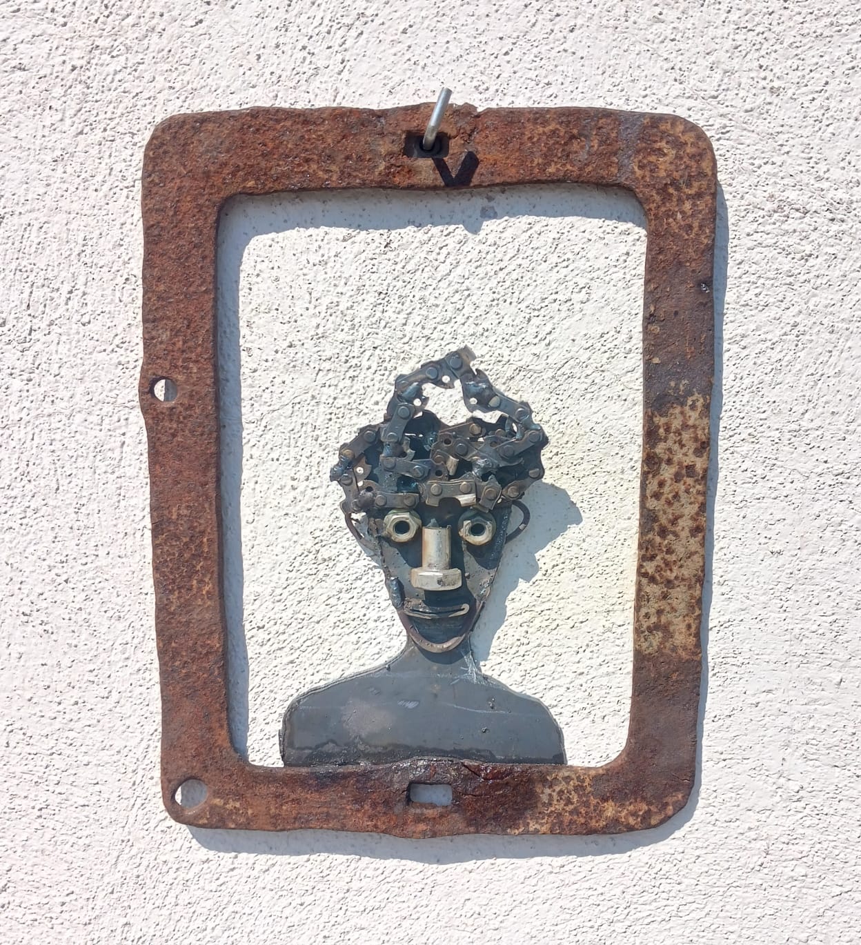 scultura in ferro "l'impiccione"